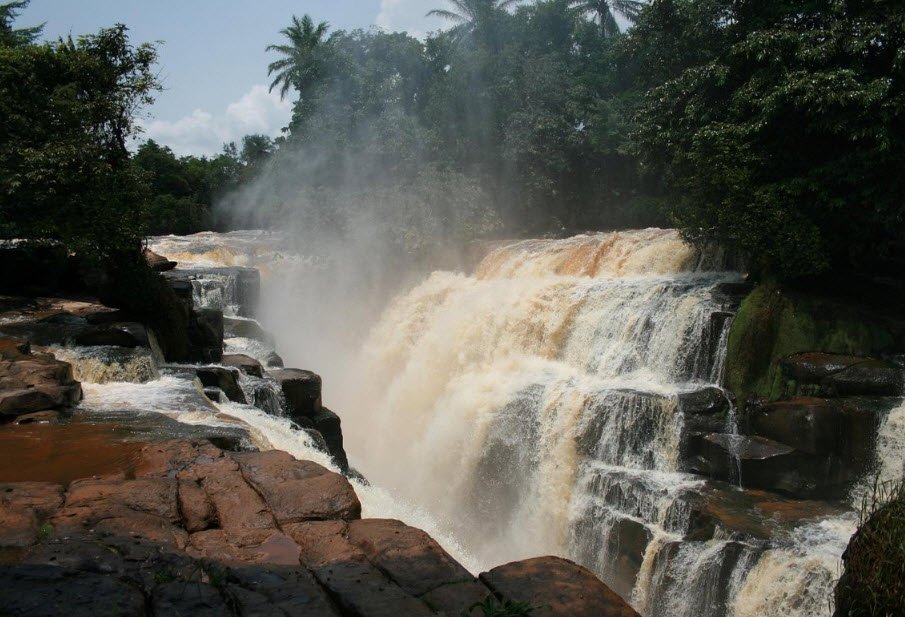 Loukoula Falls, Bouenza Department, DR Congo